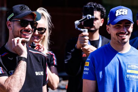 Miguel Oliveira esteve em Alvor a promover produtos da região. Foto Autódromo Internacional do Algarve