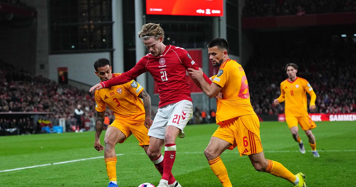 Hjulmand, Bah e Froholdt na goleada dinamarquesa à Macedónia do Norte