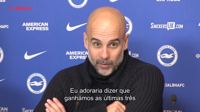 Guardiola: «Temos de fazer acontecer»