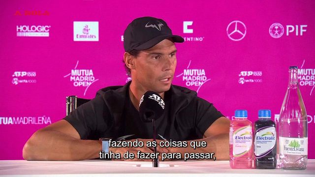 Nadal: «Não testei muito o meu corpo»