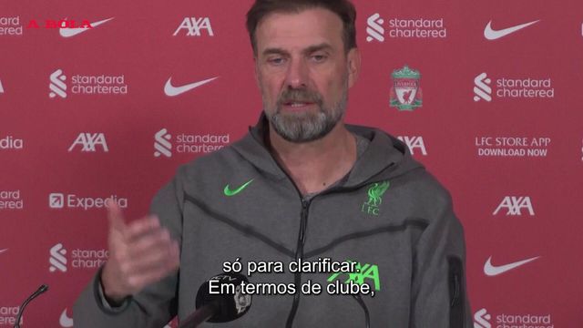 Klopp Sobre Slot: «Grande treinador, grande pessoa»