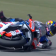 Vídeo: Miguel Oliveira tem queda aparatosa no GP de Espanha