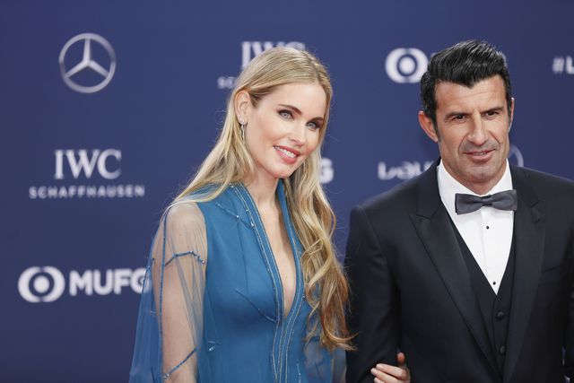Luís Figo e Helen Svedin (IMAGO)