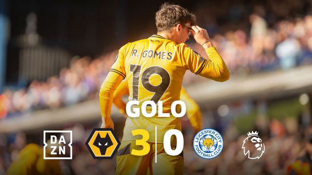 Rodrigo Gomes marca e fecha a sexta vitória seguida do Wolverhampton (vídeo)