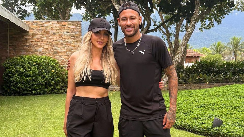 Joana Oliveira com Neymar