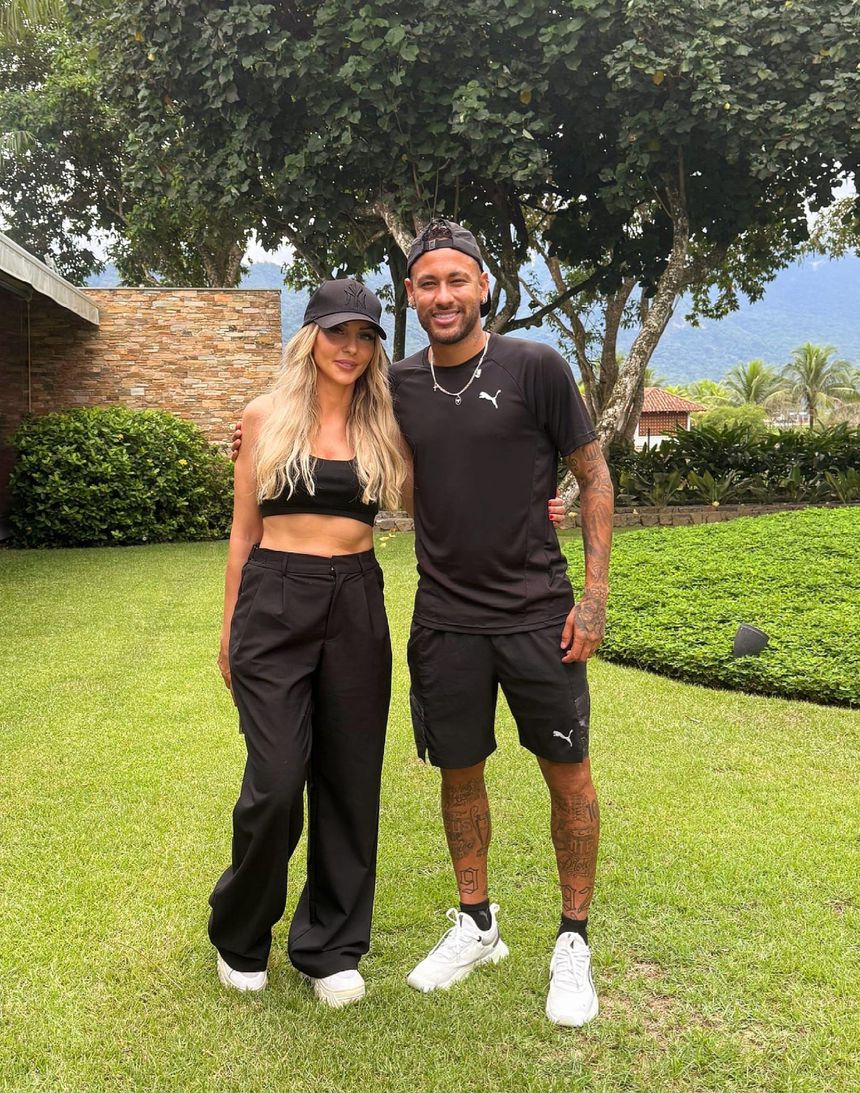 Joana Oliveira com Neymar