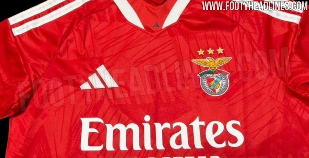 Equipamento principal do Benfica para 2026/27 (Footy Headlines)