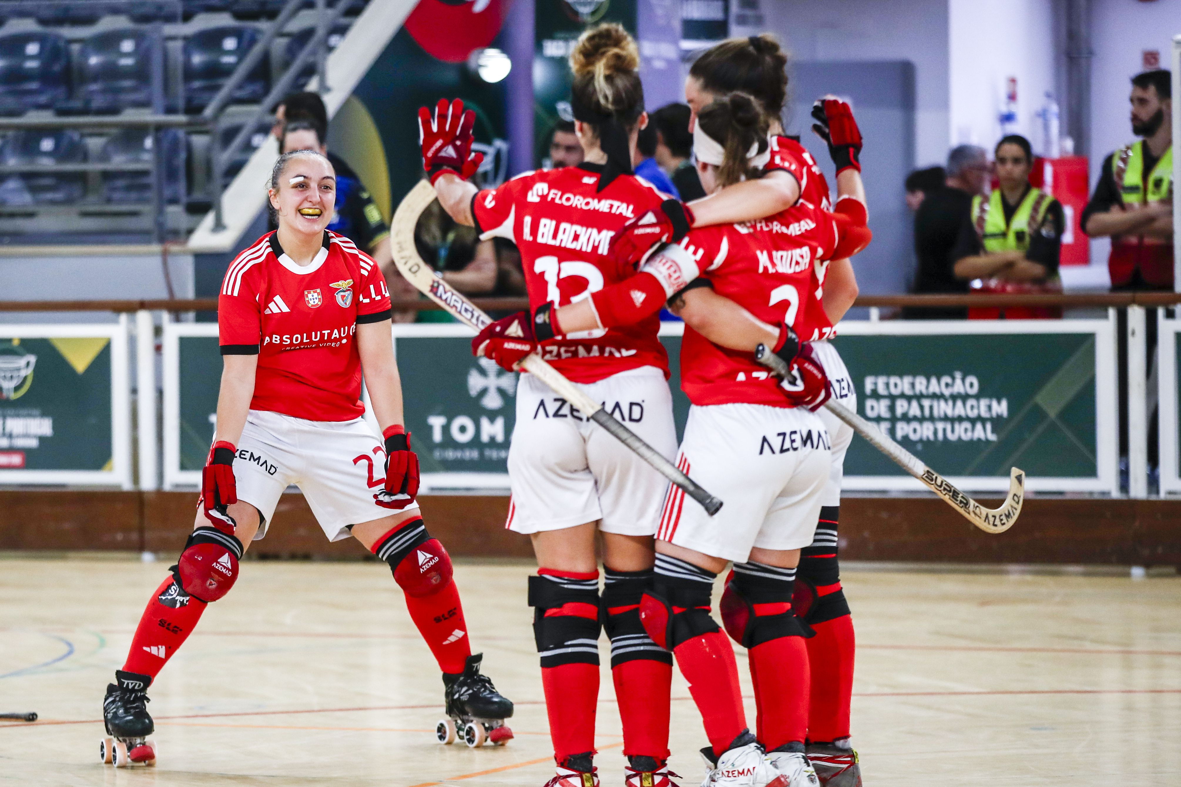 Benfica vence Taça de Portugal de hóquei em patins feminino pela 12.ª vez consecutiva (foto:  PEDRO CASTANHEIRA E CUNHA/LUSA)