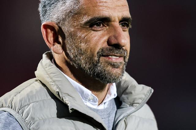 Rui Borges, treinador do Sporting no jogo entre o Aves SAD e o Sporting - Foto: Liga
