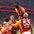 Galatasaray a festejar a vitória ao rival