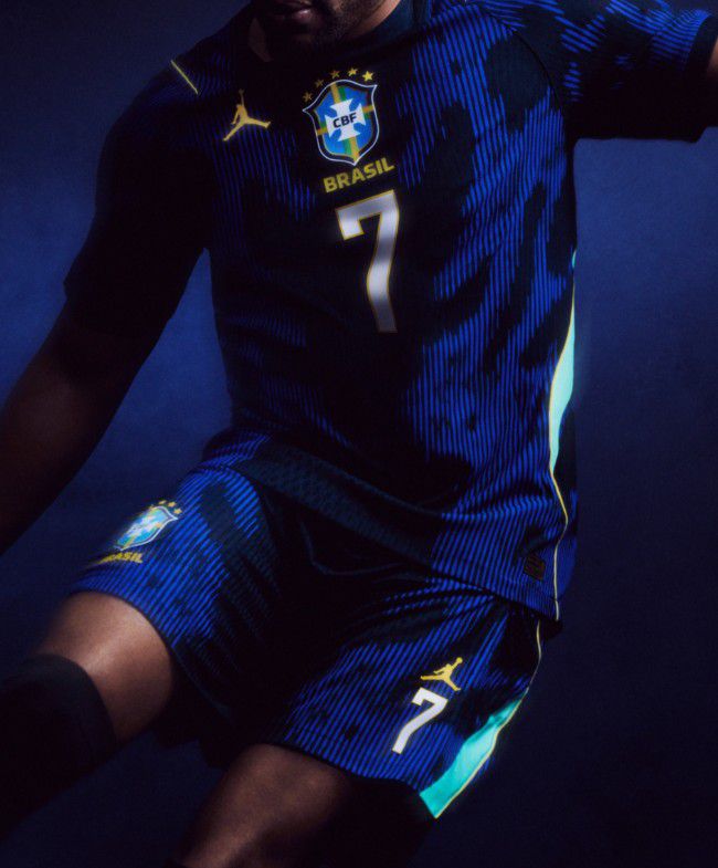 Brasil (Grupo C), equipamento alternativo. Nike/Jordan