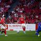 O 4.º golo sofrido pelo Moreirense contra o Benfica (marcado por Ivanovic) - Foto: FILIPE AMORIM/LUSA