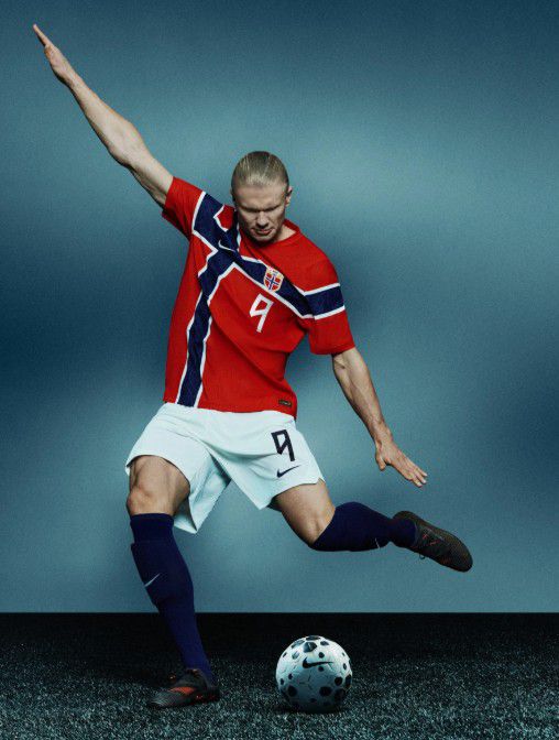 Noruega (Grupo I), equipamento principal. Nike