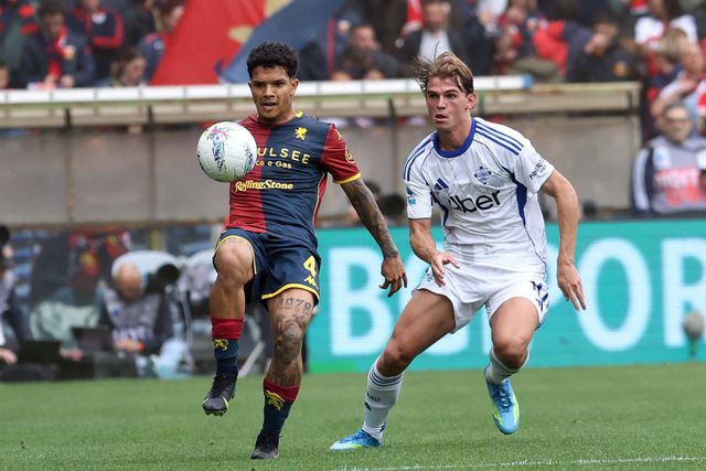 Nico Paz foi titular no Génova-Como, mas saiu ao intervalo