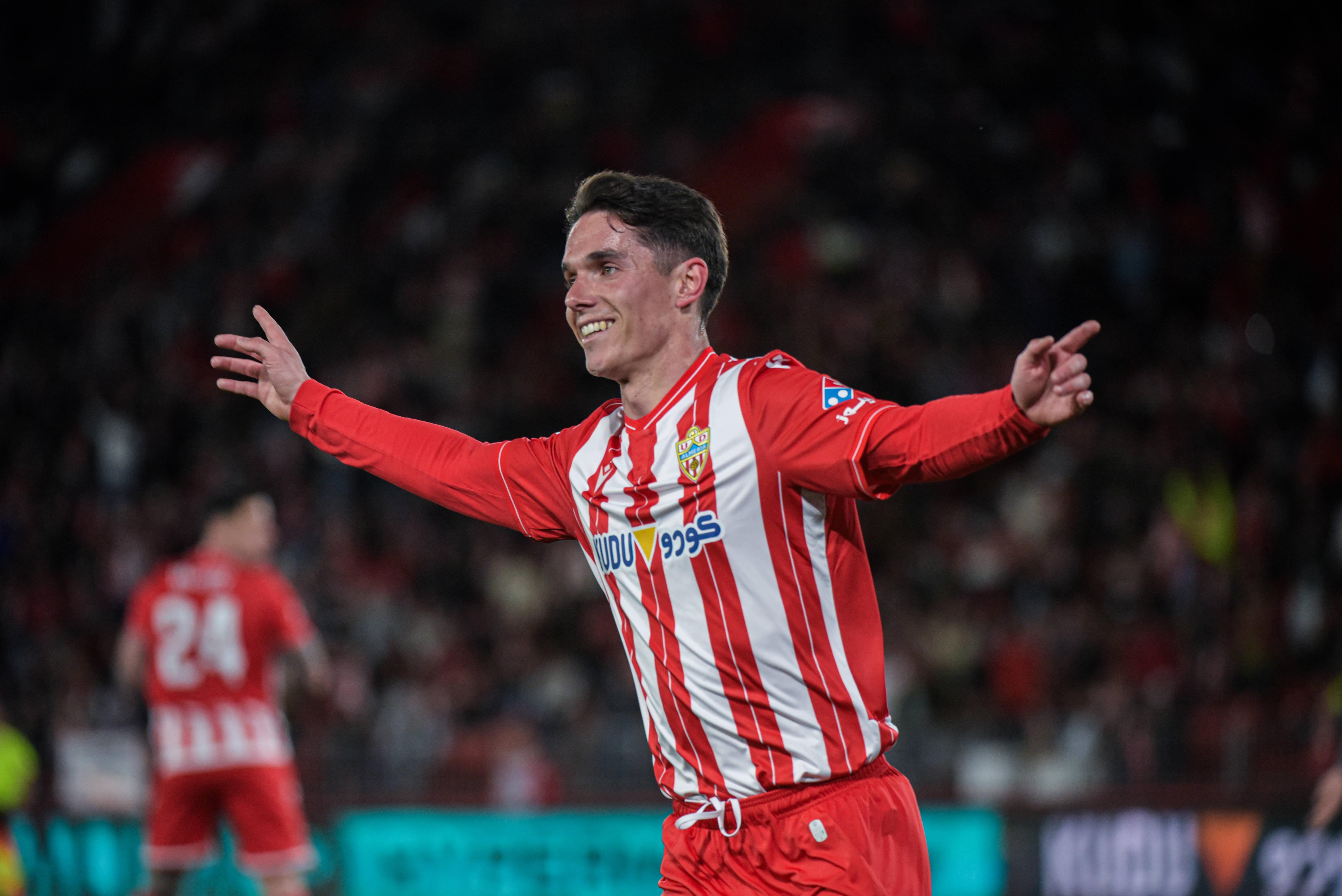 Sergio Arribas, formado no Real Madrid e jogador do Almería