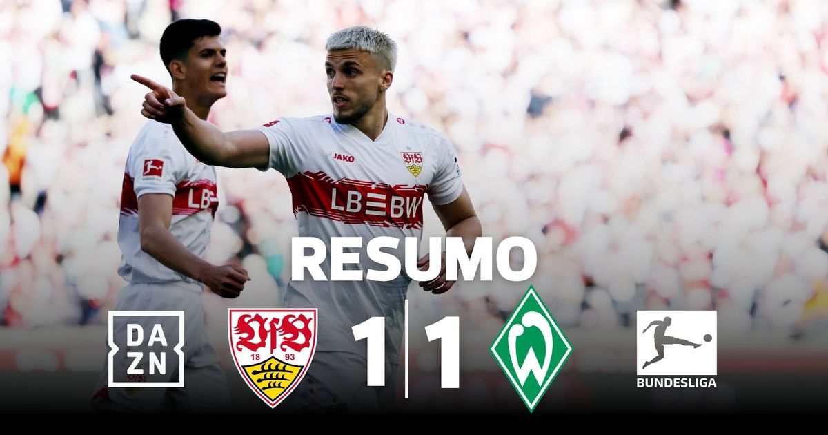 Entrou para o lugar de Tiago Tomás e salvou um ponto ao Estugarda (resumo)