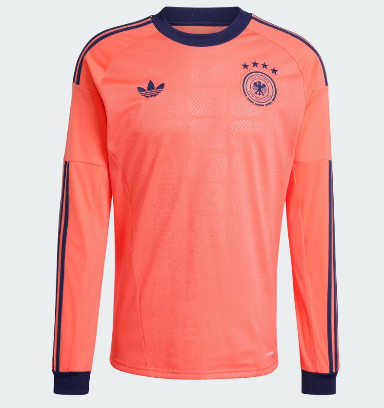 Alemanha (Grupo E), camisola de guarda-redes alternativa. Adidas