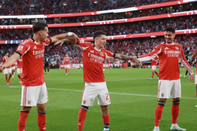 O festejo do quarto golo encarnado - Foto: amar_dc/instagram