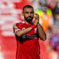 Salah foi ovacionado pelos adeptos do Liverpool em Anfield