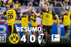 Fábio Silva marca na goleada do Dortmund ao Friburgo (resumo)