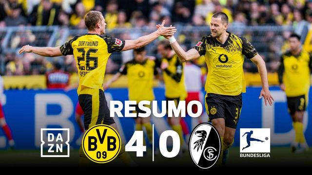 Fábio Silva marca na goleada do Dortmund ao Friburgo (resumo)