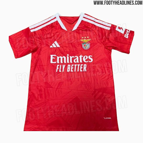 Equipamento principal do Benfica para 2026/27 (Footy Headlines)