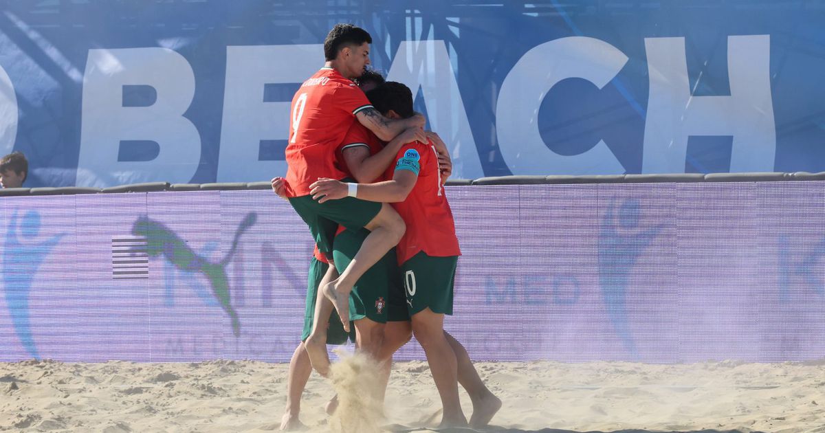 Portugal sagra-se campeão europeu de sub-20 em futebol de praia