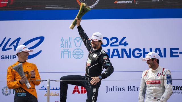 As imagens da vitória de Félix da Costa em Xangai