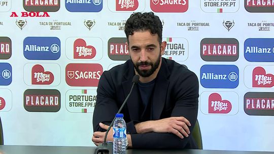 Rúben Amorim e as palavras de Varandas antes da final da Taça de Portugal
