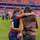 Kika Nazareth deu abraço especial na final da Champions