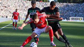 Matheus Reis reage ao lance com Belotti: «Foi um desequilíbrio de corpo»