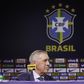Ancelotti na apresentação como selecionador do Brasil