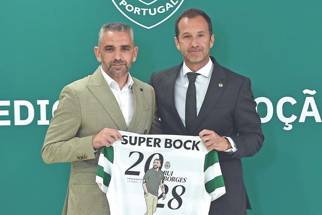 Frederico Varandas confia em Rui Borges. Foto Miguel Nunes