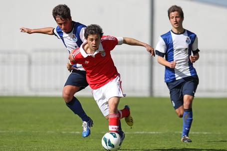 Bernardo Silva era o capitão de equipa de juniores do Benfica