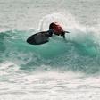 Érica Máximo alcançou a sua primeira vitória de sempre numa etapa da Liga MEO Surf. Foto Jorge Matreno/ANS
