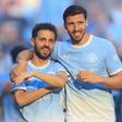 Bernardo Silva e Rúben Dias, médio e central do Manchester City (foto: Imago)