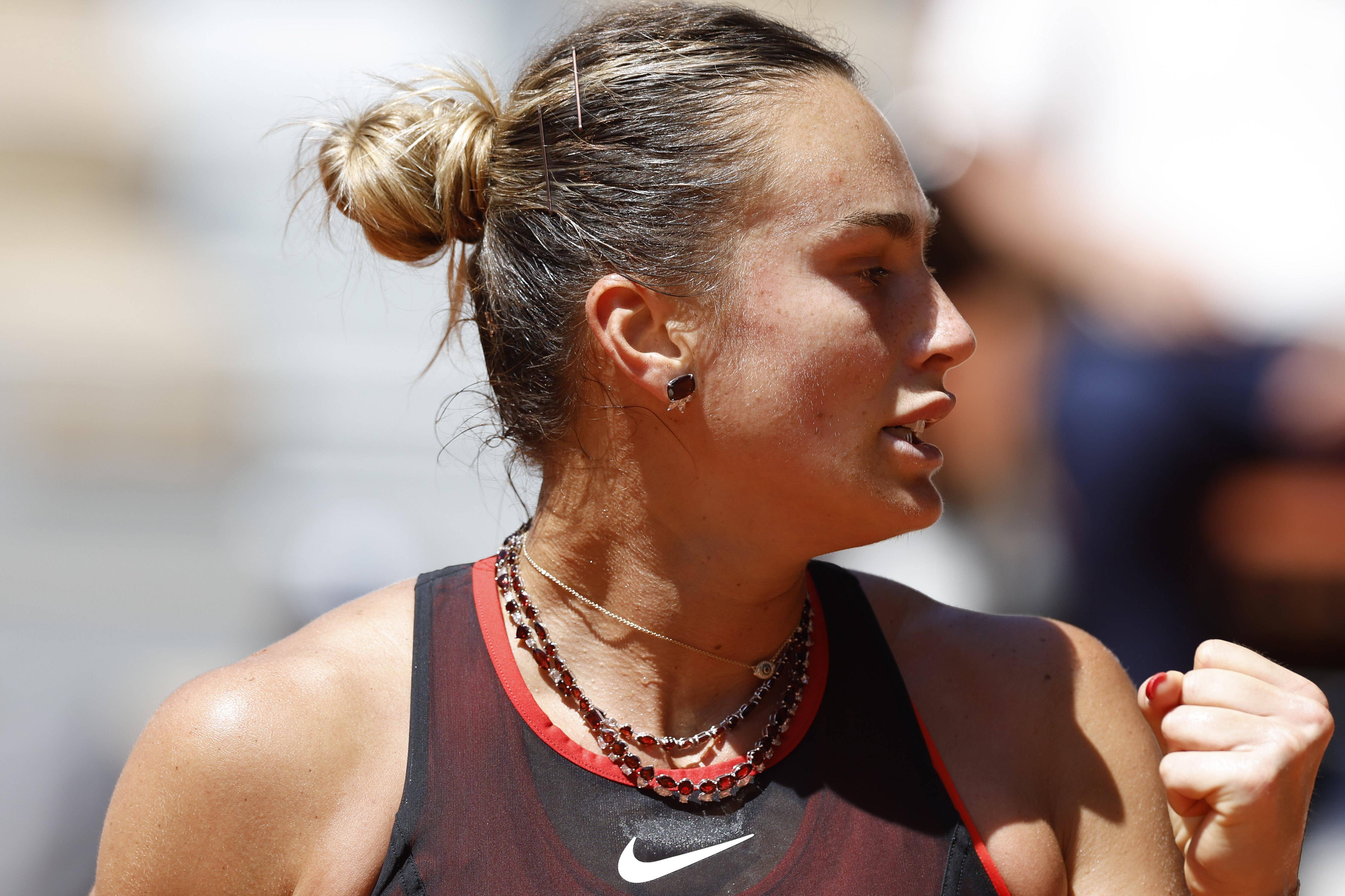 Sabalenka já venceu o Open da Austrália e o Open dos Estados Unidos, mas nunca conquistou Roland Garros. IMAGO