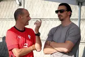 Massimo Allegri e Zlatan Ibrahimovic