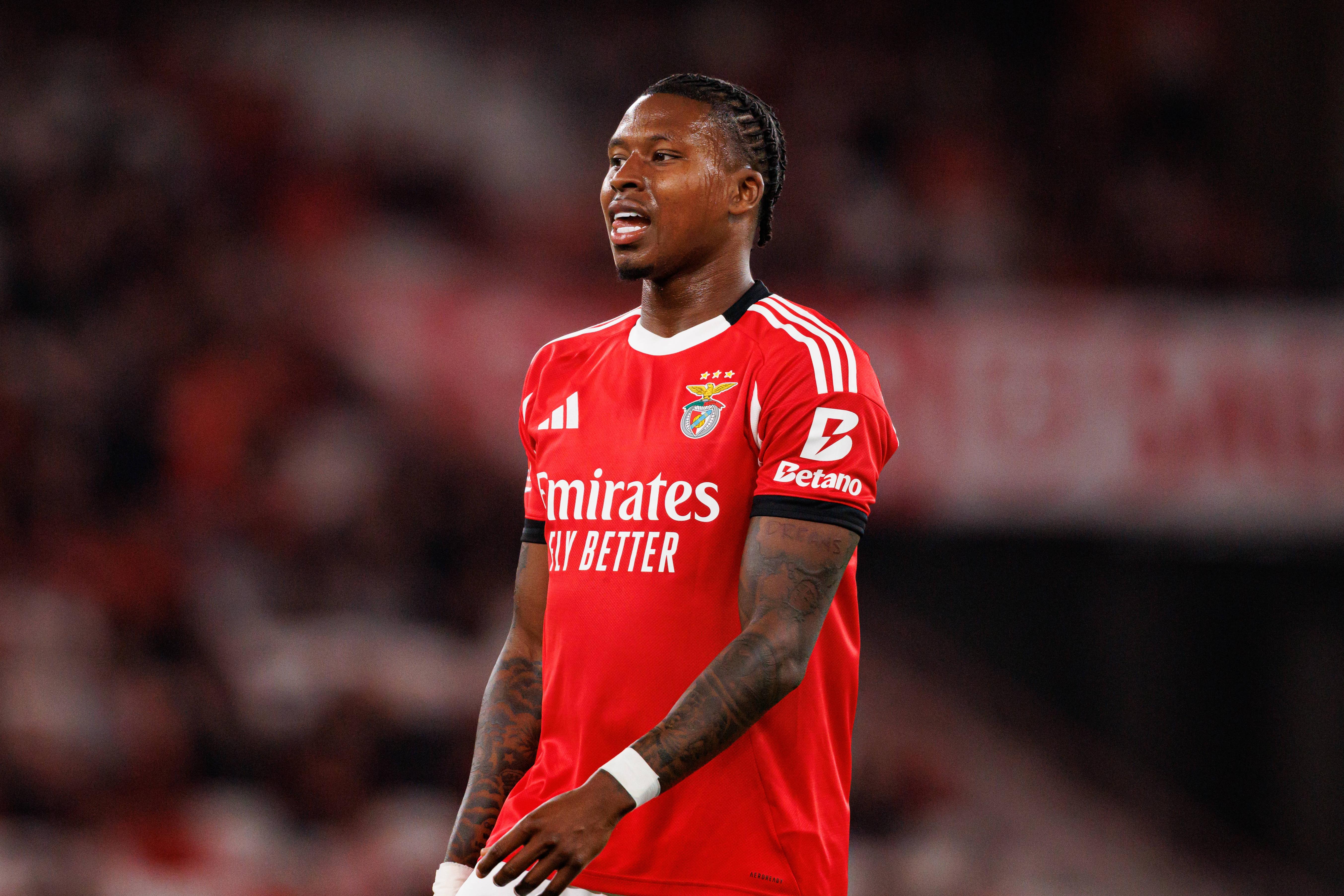 Sidny Lopes Cabral foi contratado para o Benfica em janeiro