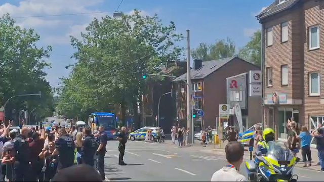 Chegada dos jogadores portugueses a Gelsenkirchen