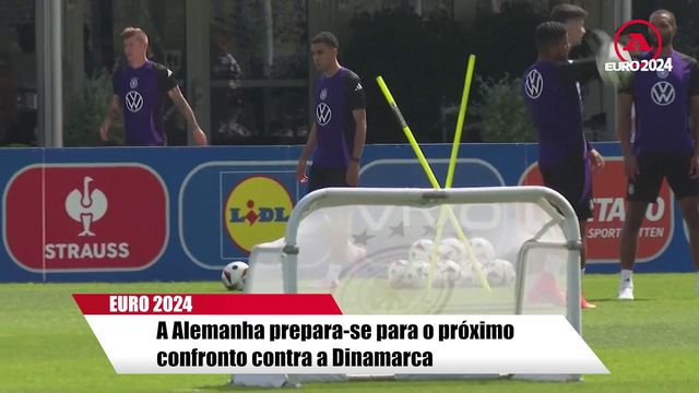 Alemanha prepara o duelo dos oitavos com a Dinamarca