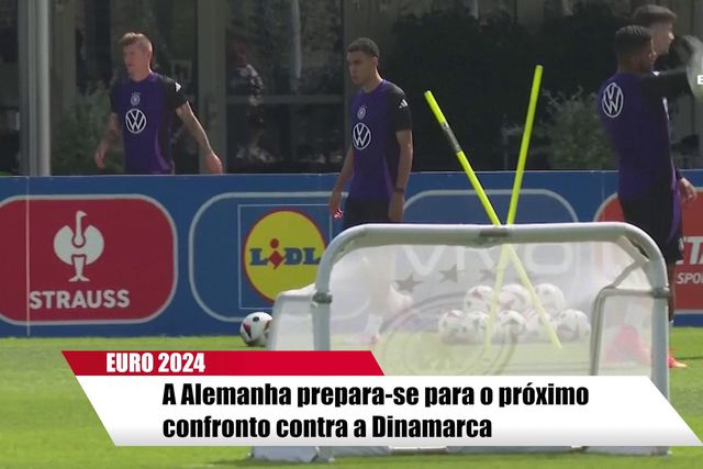 Alemanha prepara o duelo dos oitavos com a Dinamarca