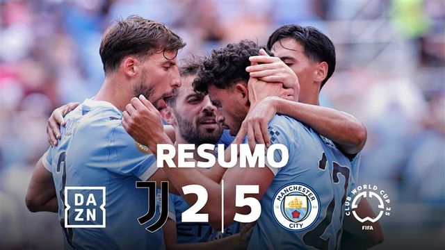 Matheus Nunes em grande no 'atropelamento' do Man. City à 'Vecchia Signora'