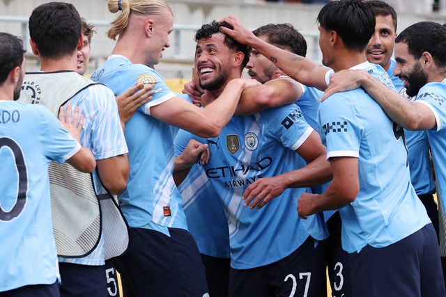Matheus Nunes assistiu o golo de Erling Haaland para o Manchester City