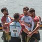 Equipa portuguesa de canoagem K4 composta por Gustavo Gonçalves, João Ribeiro, Messias Baptista e Pedro Casinha, conquista medalha de ouro nos Europeus de canoagem da Chéquia em 2025. Foto Federação Portuguesa de Canoagem