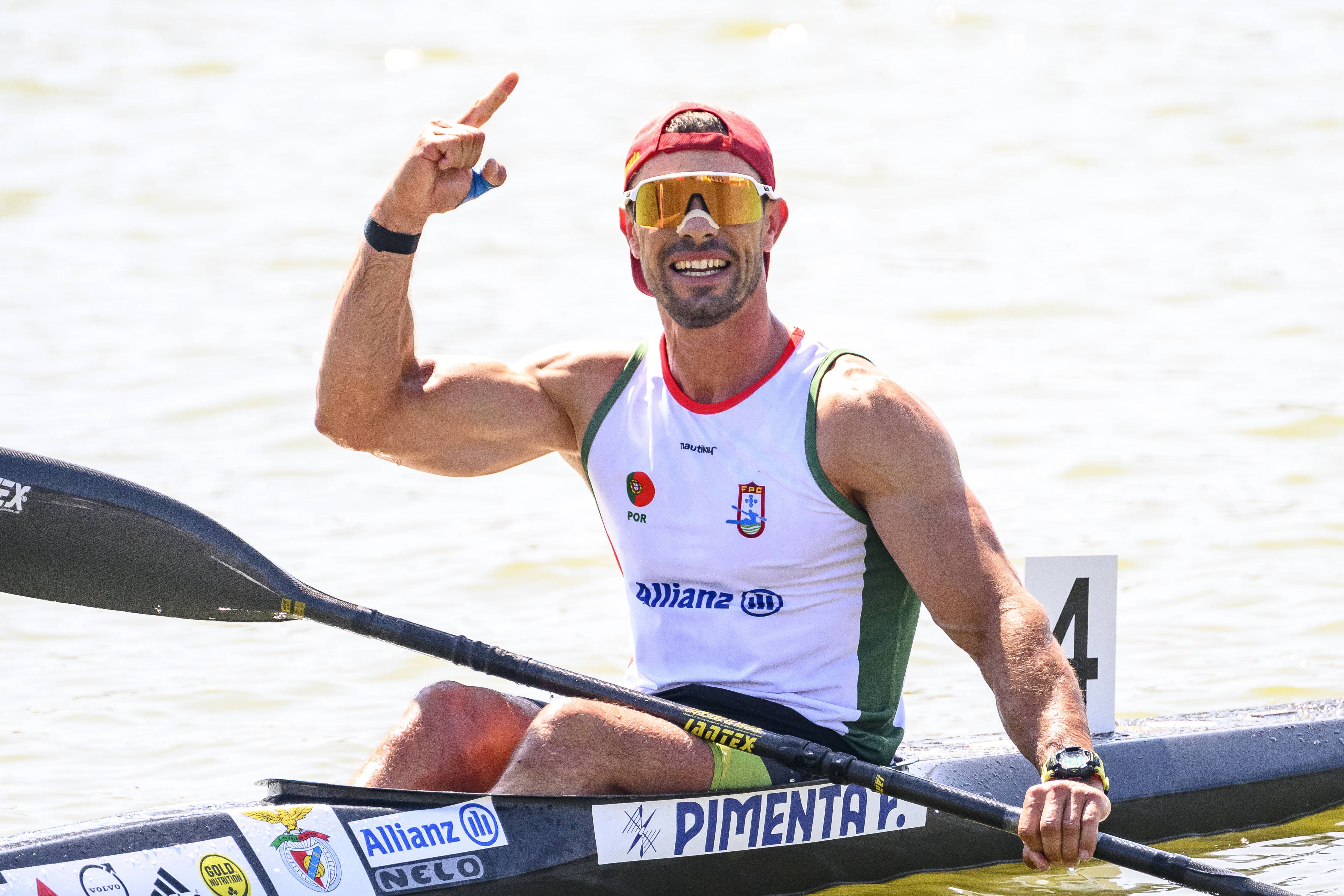 Fernando Pimenta (canoagem) conquistou a medalha de ouro em K1 1000 nos Europeus de velocidade da Chéquia 2025. Foto IMAGO