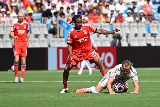 Leandro Barreiro no jogo Benfica-Bayern Foto: IMAGO
