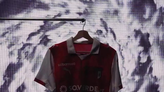 SC Braga revela a nova camisola com detalhes de regresso ao passado