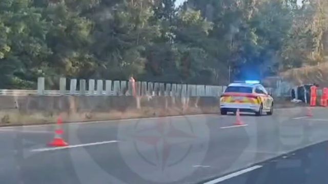 As imagens do acidente de Martim Fernandes