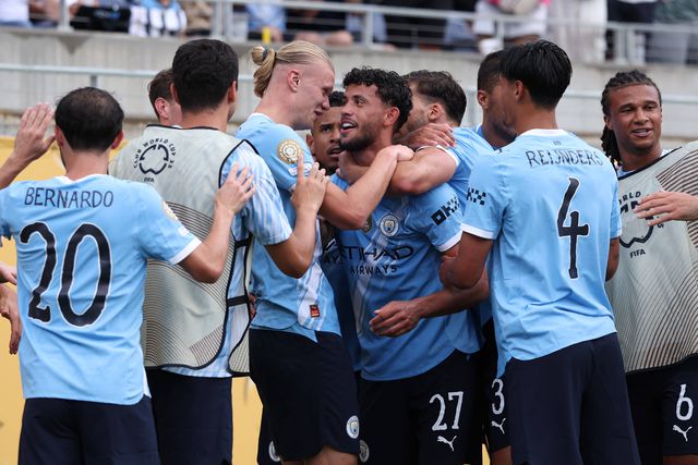 Haaland a agradecer a Matheus Nunes